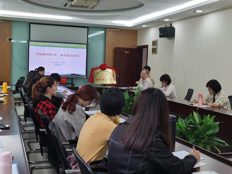 教务处处长丁长峰副教授作报告.jpg 教务处处长丁长峰副教授作报告.jpg